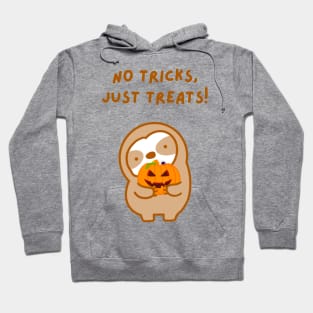 No Tricks Just Treats Halloween Sloth Hoodie